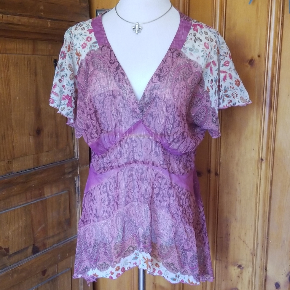 Sheer summer top